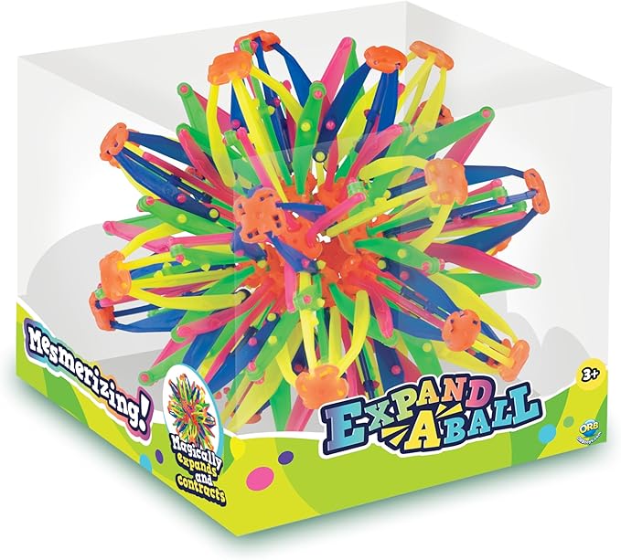 Expand-A-Ball - More Than Doubles in Size from 6" to 14"- Expandable Sensory & Fidget Sphere and Breathing Ball Toy