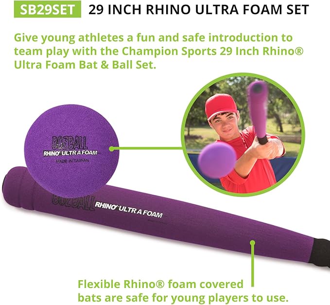 Foam Bat and Ball