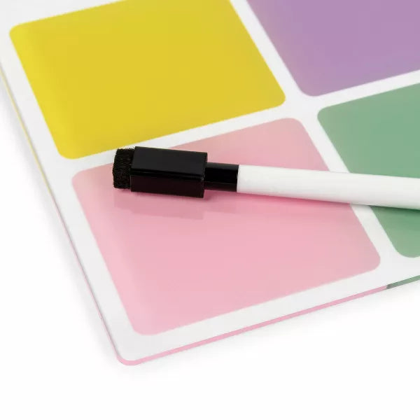 Dry Erase Family Planner Horizontal - Bullseye's Playground