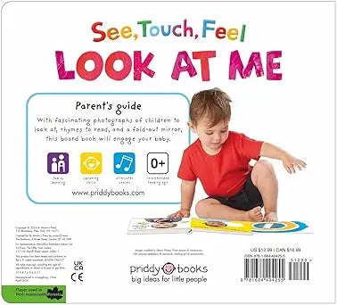 See, Touch, Feel Look At Me: With a peek-through mirror! Board book Priddy Books US