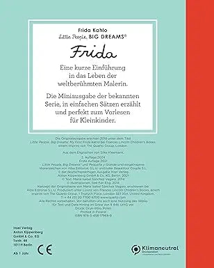 Frida Kahlo: Little People, Big Dreams. Mini Board book Insel Verlag GmbH