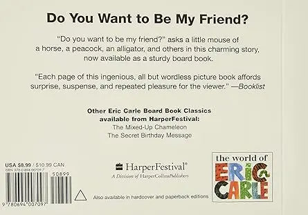 Do You Want to Be My Friend? Board Book World of Eric Carle