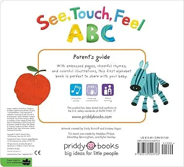 ABC: A First Sensory Book - See, Touch, Feel - BoarBook Priddy Books US