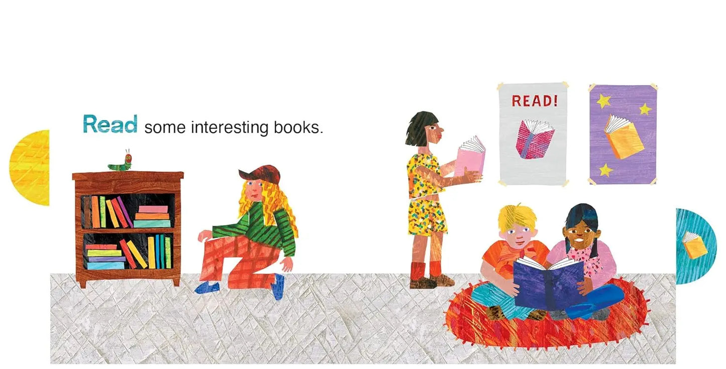 A Day at School with The Very Hungry Caterpillar - Board Book World of Eric Carle