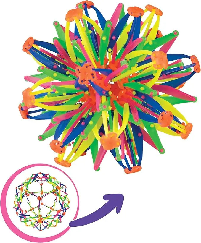 Expand-A-Ball - More Than Doubles in Size from 6" to 14"- Expandable Sensory & Fidget Sphere and Breathing Ball Toy ORB Curiosities