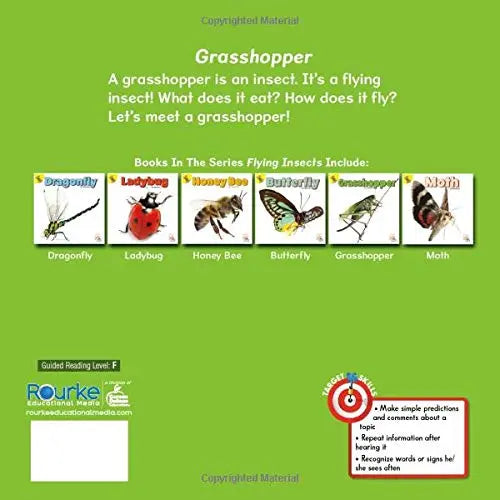 Flying Insects Grasshopper | Capa Dura Ready Readers