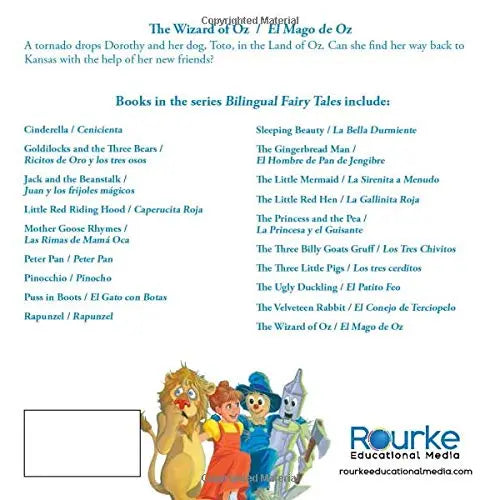 Wizard of Oz Reader (English and Spanish Edition) | Bilingual Fairy Tales Rourke Educational Media