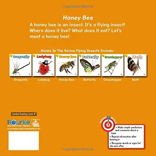 Flying Insects Honey Bee | Capa Dura Ready Readers