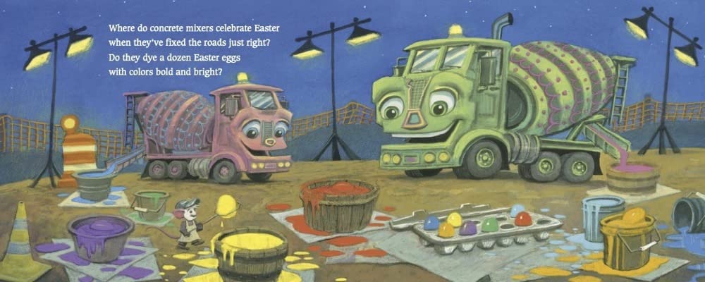 Where Do Diggers Hunt for Easter Eggs?: A Diggers Board Book