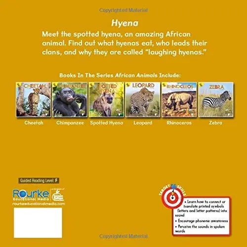 African Animals - Spotted Hyena | Capa Dura Ready Readers
