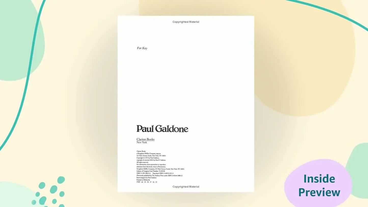 The Three Billy Goats Gruff Board Book (Paul Galdone Nursery Classic) Clarion Books