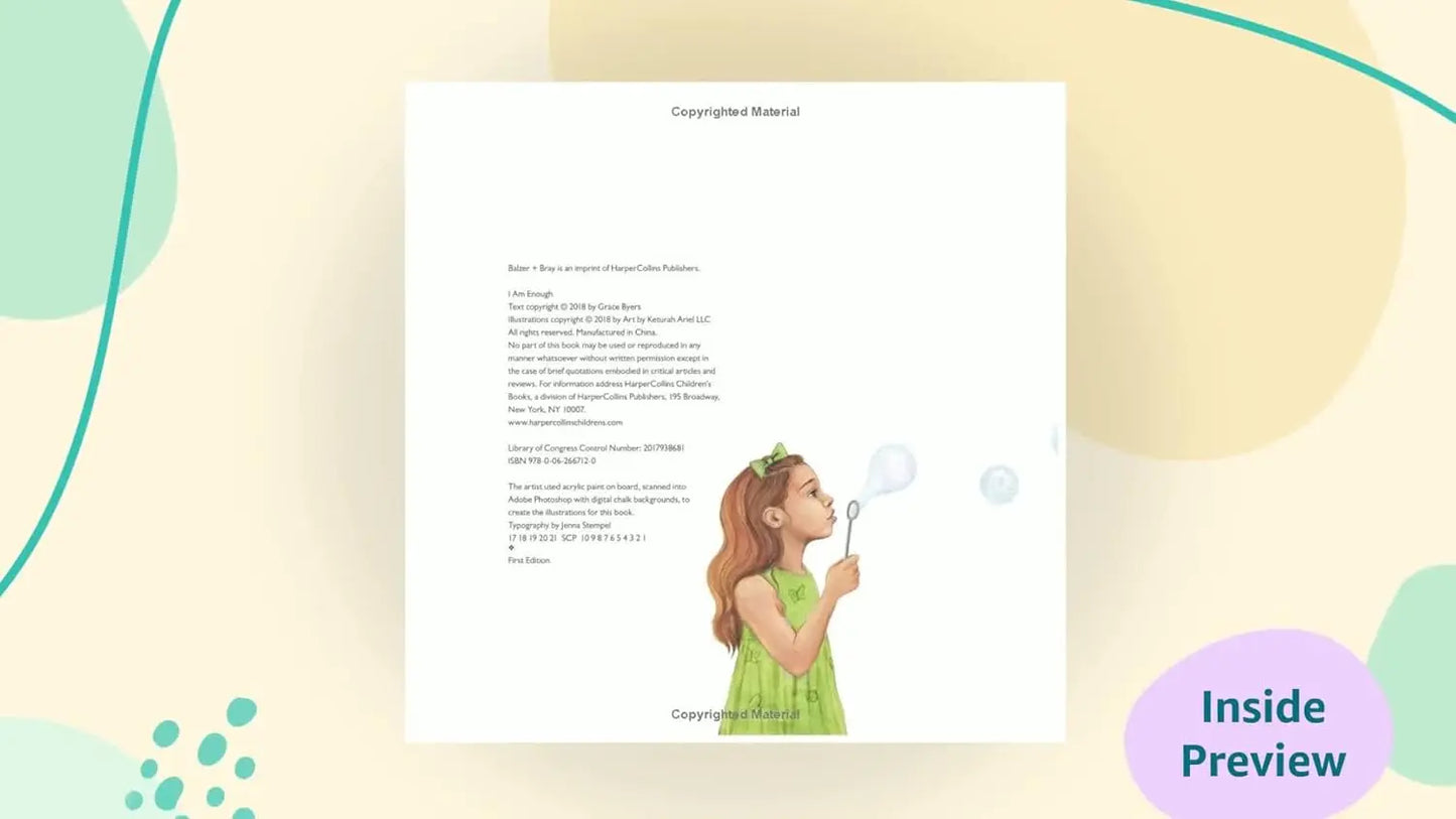 I Am Enough -  Grace Byers Balzer + Bray