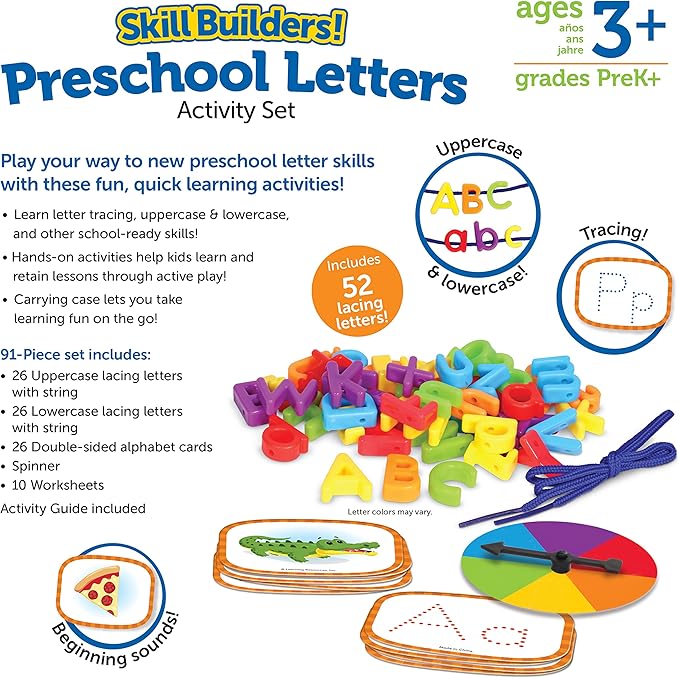 Preschool Letters Skill Builders - Activity Set