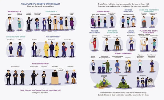 Trusty Town Hall: A Community Helpers Book HarperCollins