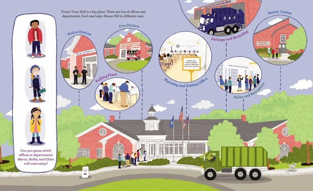 Trusty Town Hall: A Community Helpers Book HarperCollins