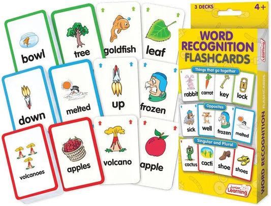 Junior Learning JL201 Word Recognition Flashcards Junior Learning