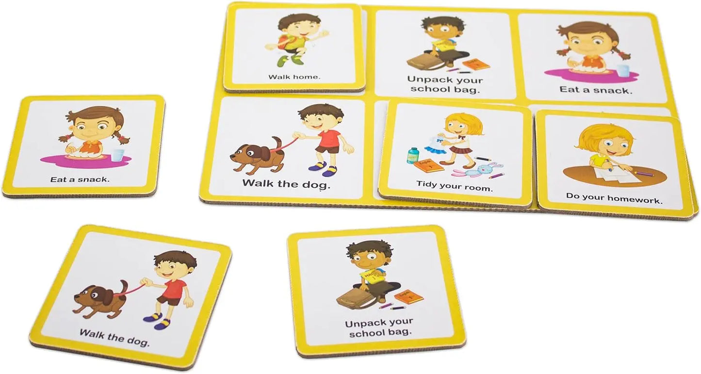 Junior Learning Routine Bingo Junior Learning