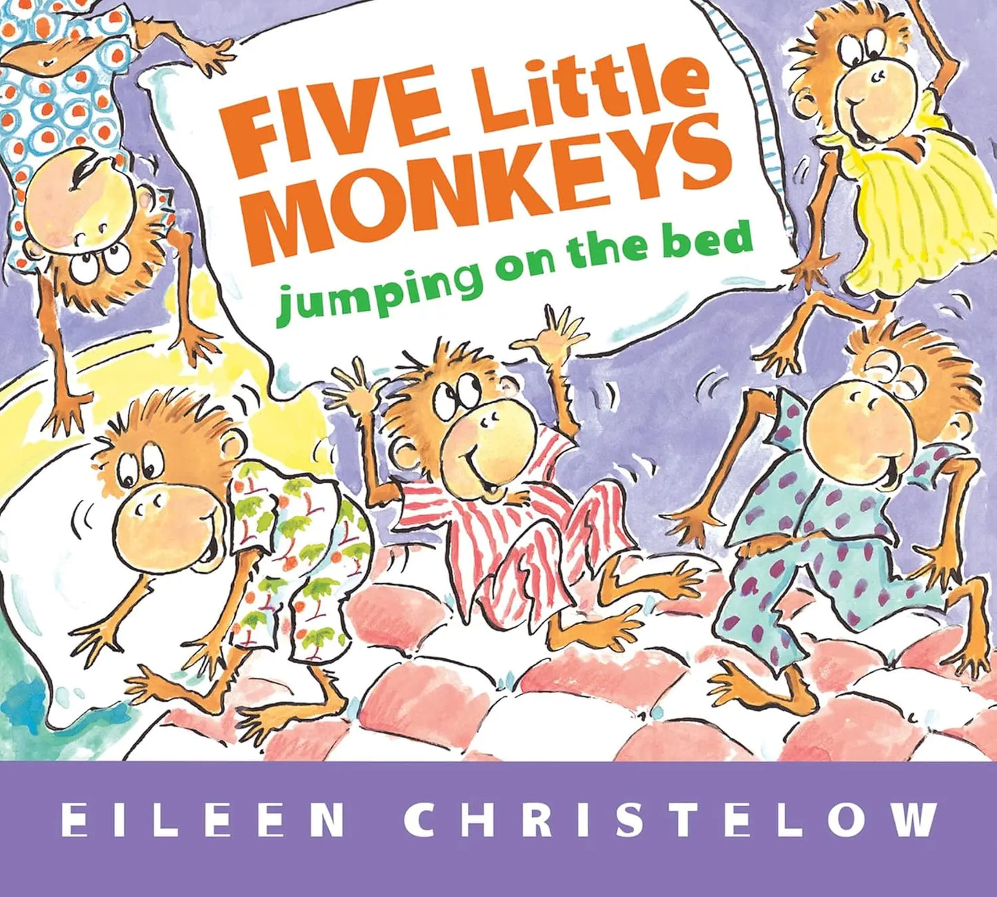 Five Little Monkeys Jumping on the Bed Padded Board Book (A Five Little Monkeys Story) Clarion Books