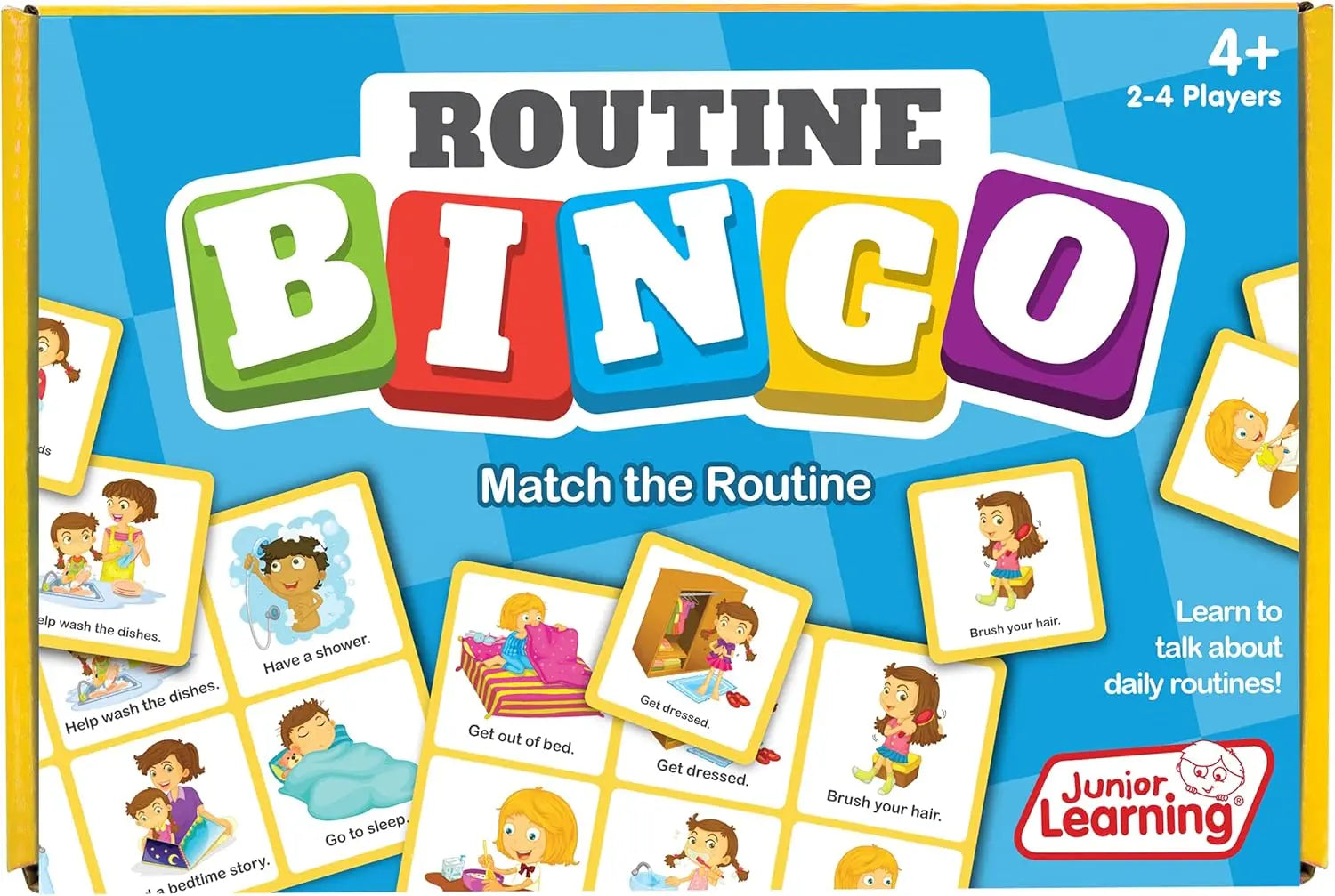 Junior Learning Routine Bingo Junior Learning