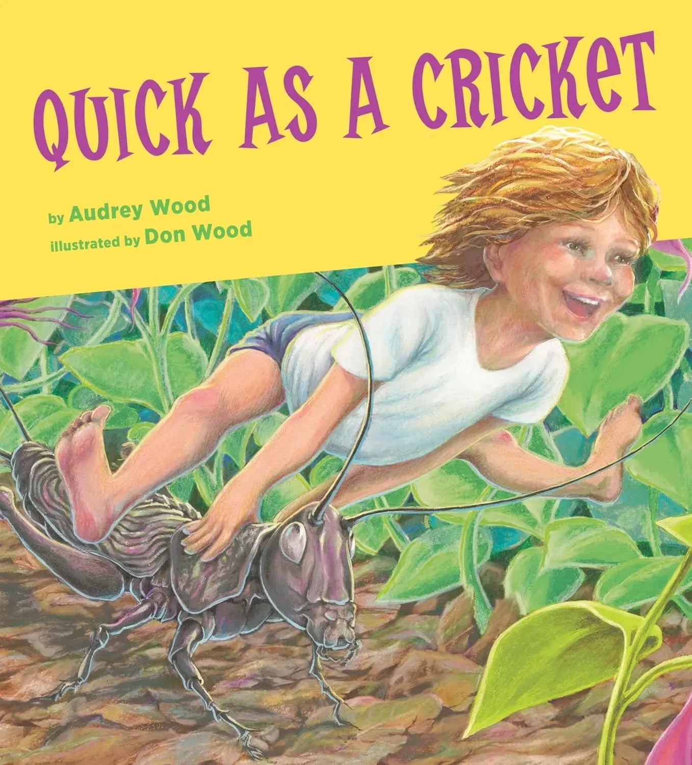 Quick as a Cricket - Board Book Clarion Books