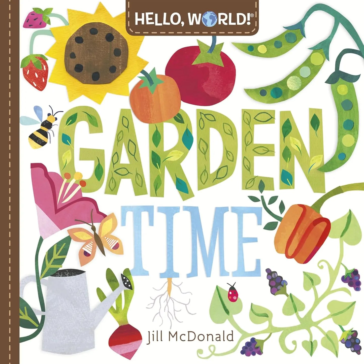 Hello, World! Garden Time | Board book (Livro Cartonado) Doubleday Books for Young Readers