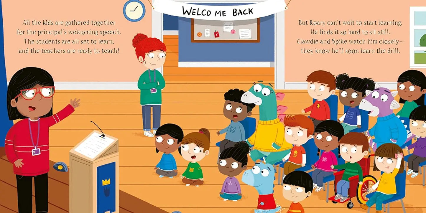 The Tinysaurs Go to School (Hardcover) Tiger Tales