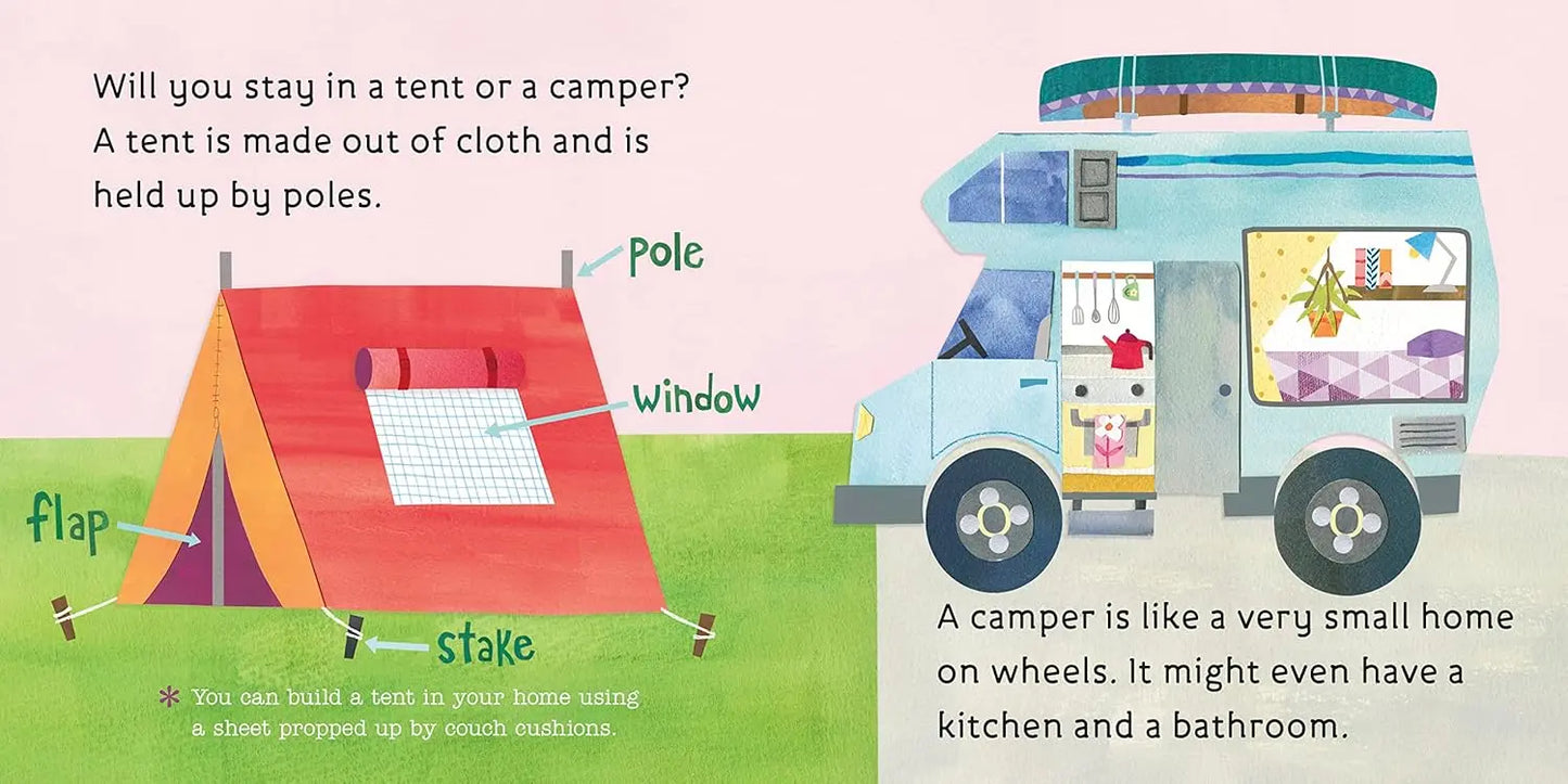 Hello, World! Let's Go Camping | Board book (Livro Cartonado) Doubleday Books for Young Readers
