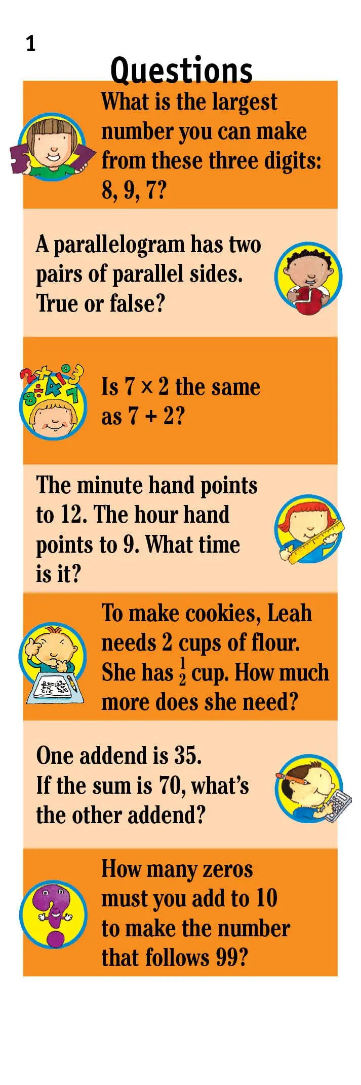 Brain Quest 2nd Grade Math Q&A Cards Workman Publishing Company