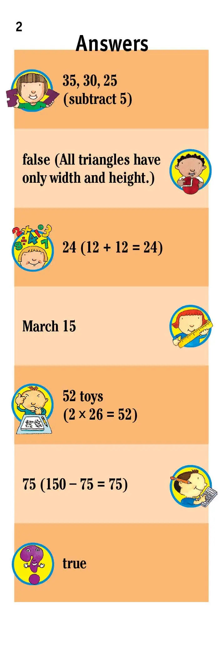 Brain Quest 2nd Grade Math Q&A Cards Workman Publishing Company