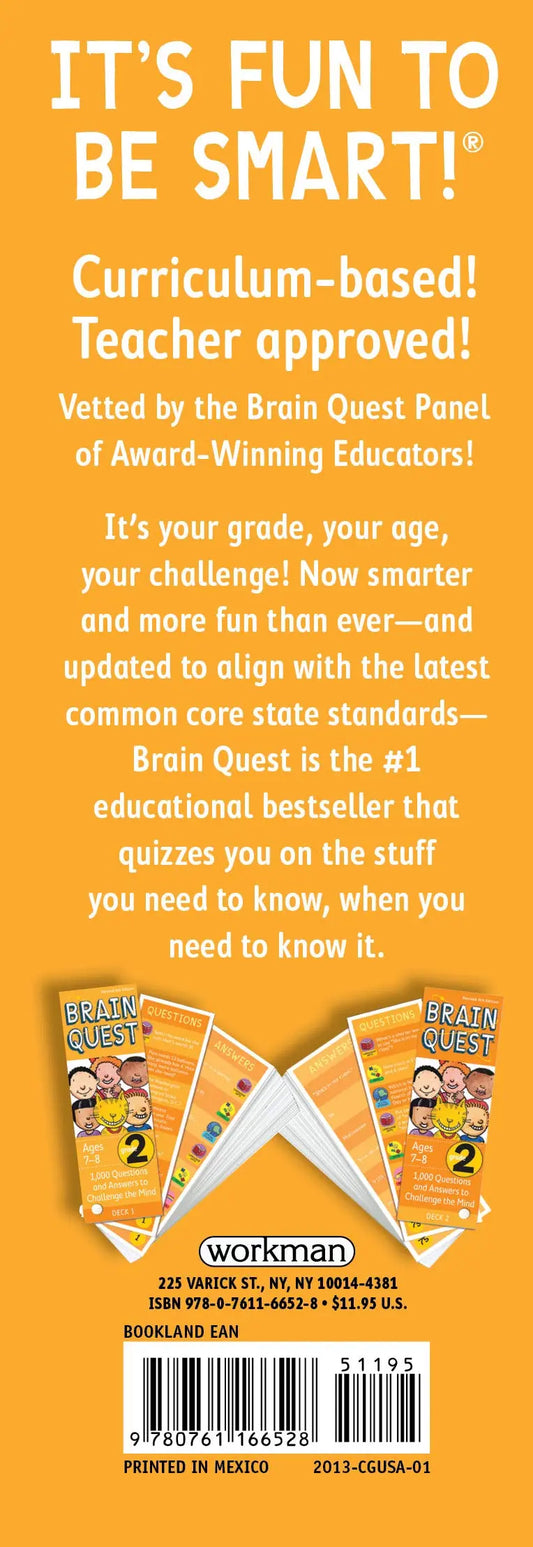 Brain Quest 2nd Grade Q&A Cards WORKMAN PUBLISHING CO