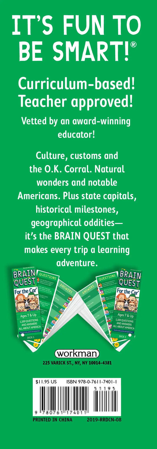 Brain Quest: For the Car Workman Publishing Company