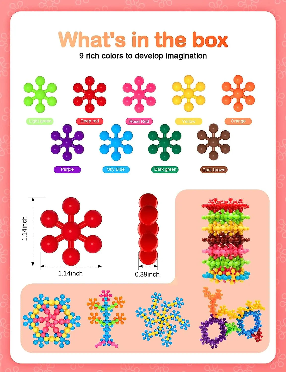 Building Blocks Kids STEM Toys Acina