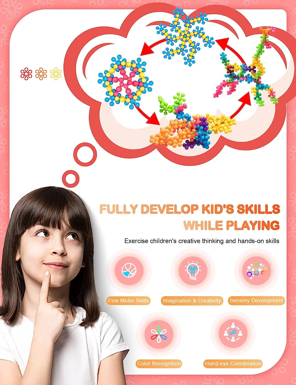 Building Blocks Kids STEM Toys Acina