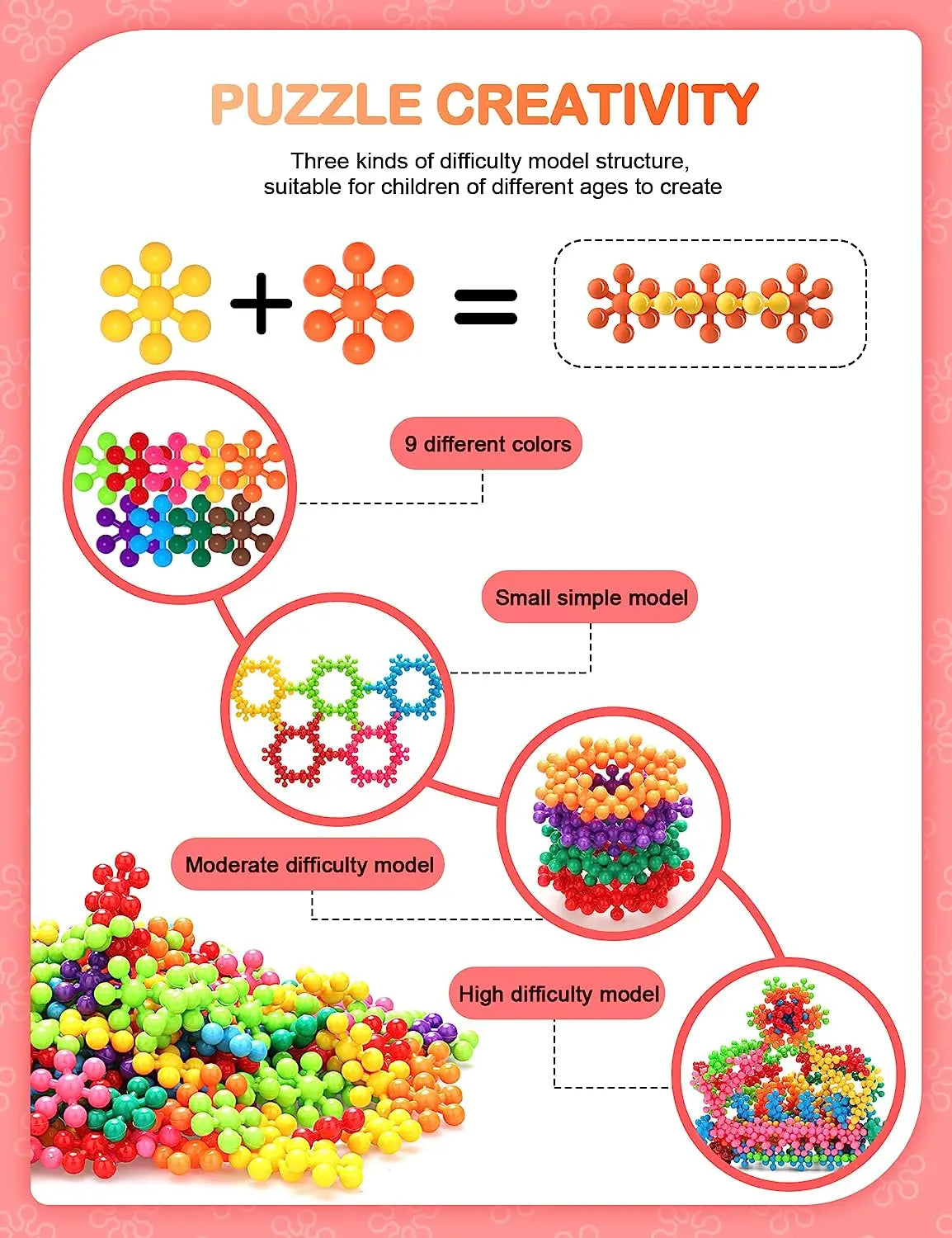 Building Blocks Kids STEM Toys Acina