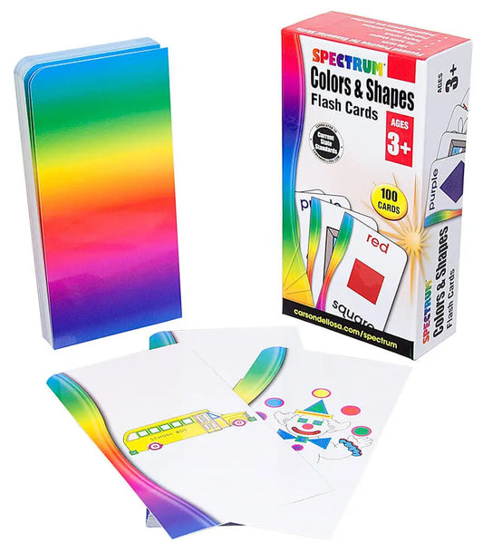 Colors & Shapes Flash Cards Grade PK-K Carson-Dellosa