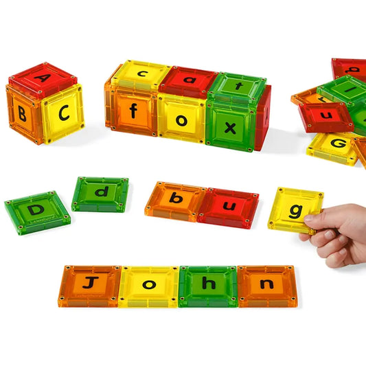 Double-Sided Magnetic Letter Tiles lakeshore learning