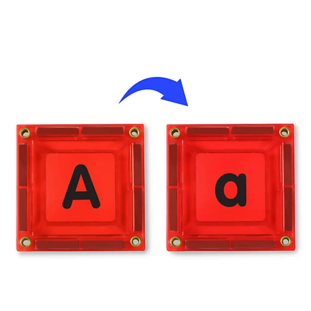 Double-Sided Magnetic Letter Tiles lakeshore learning