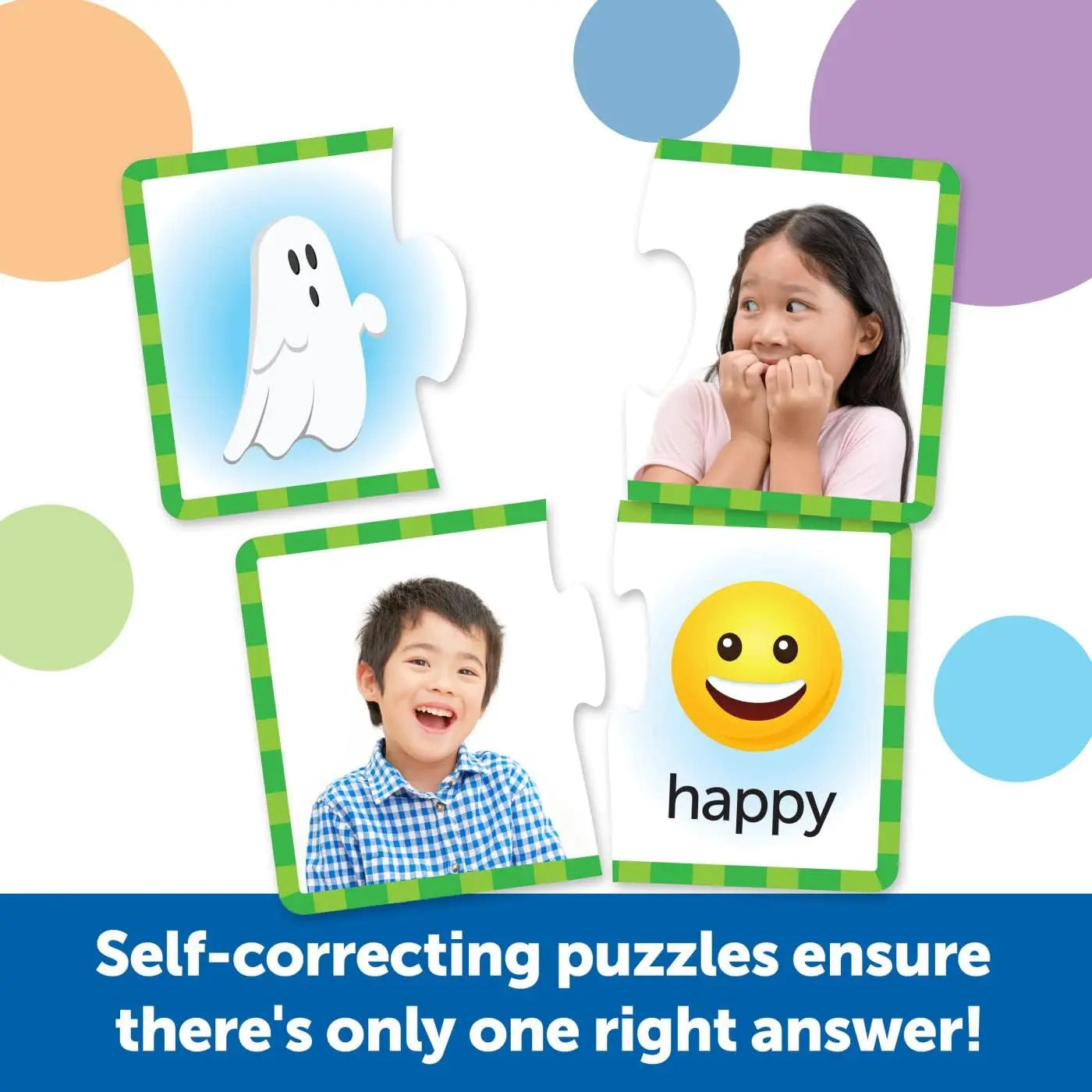 Feelings & Emotions Puzzle Cards Learning Resources