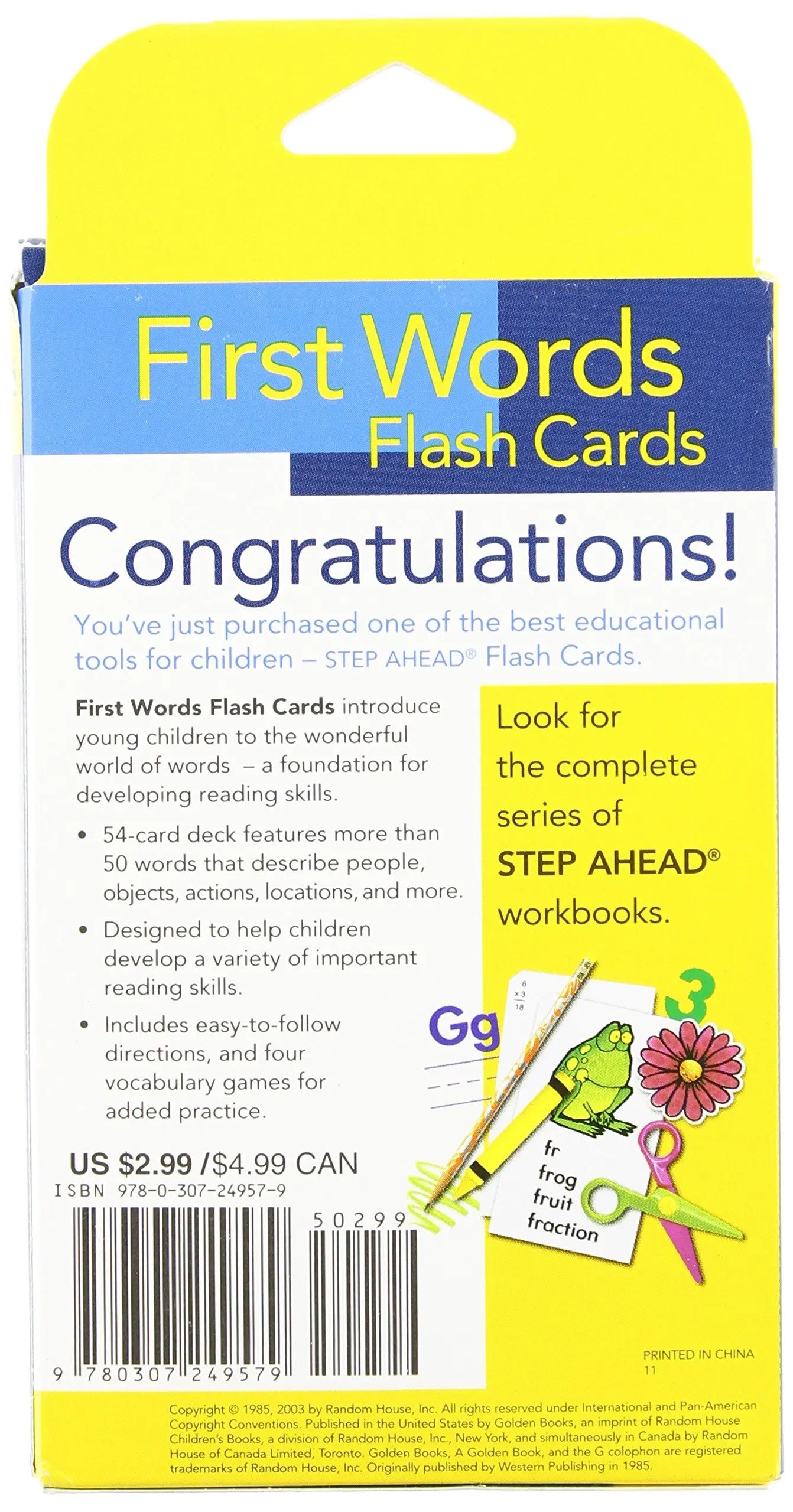 First Words (Step Ahead) Golden Books