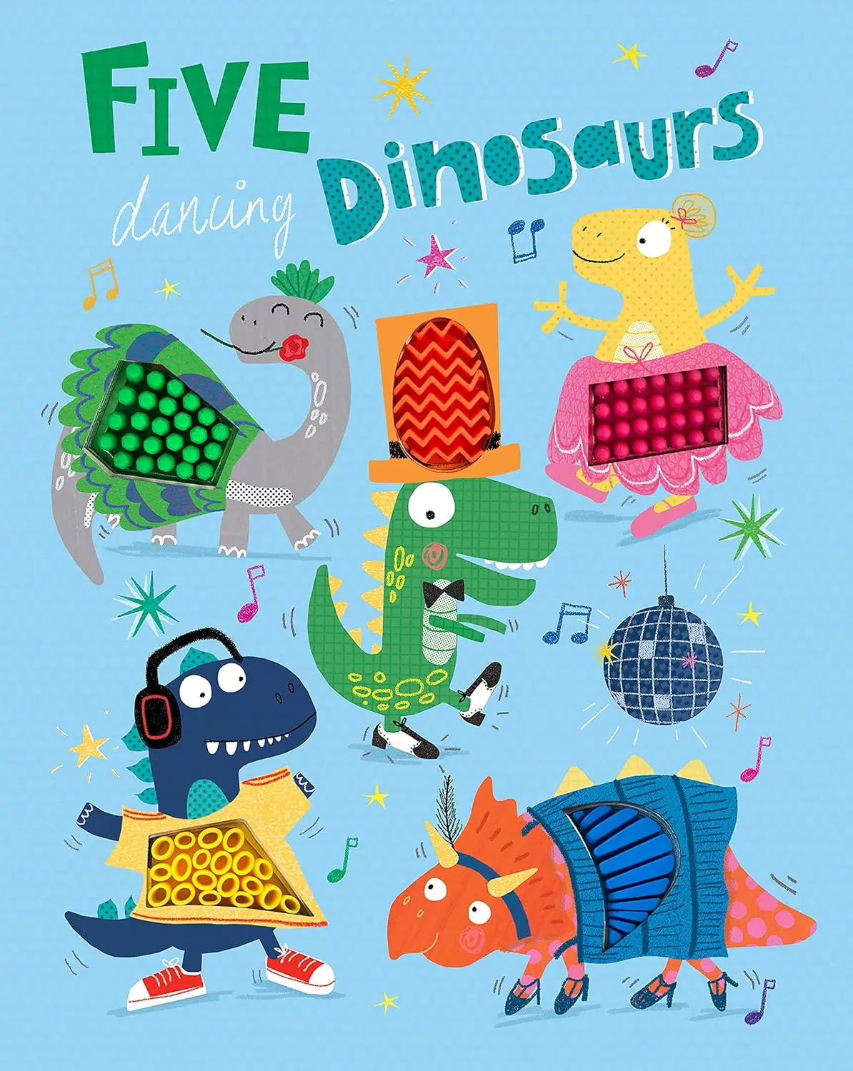 Five Dancing Dinosaurs Little Hippo Books