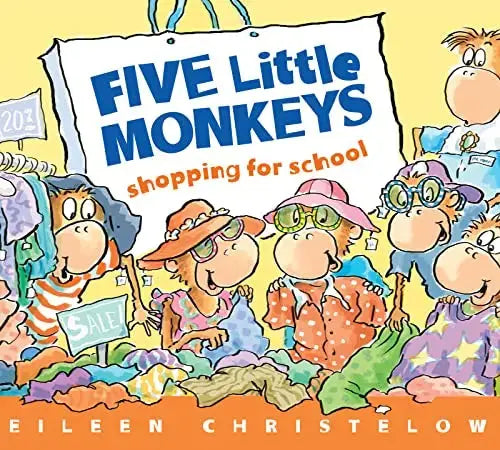 Five Little Monkeys Shopping For School (Five Little Monkeys) Houghton Mifflin Harcourt