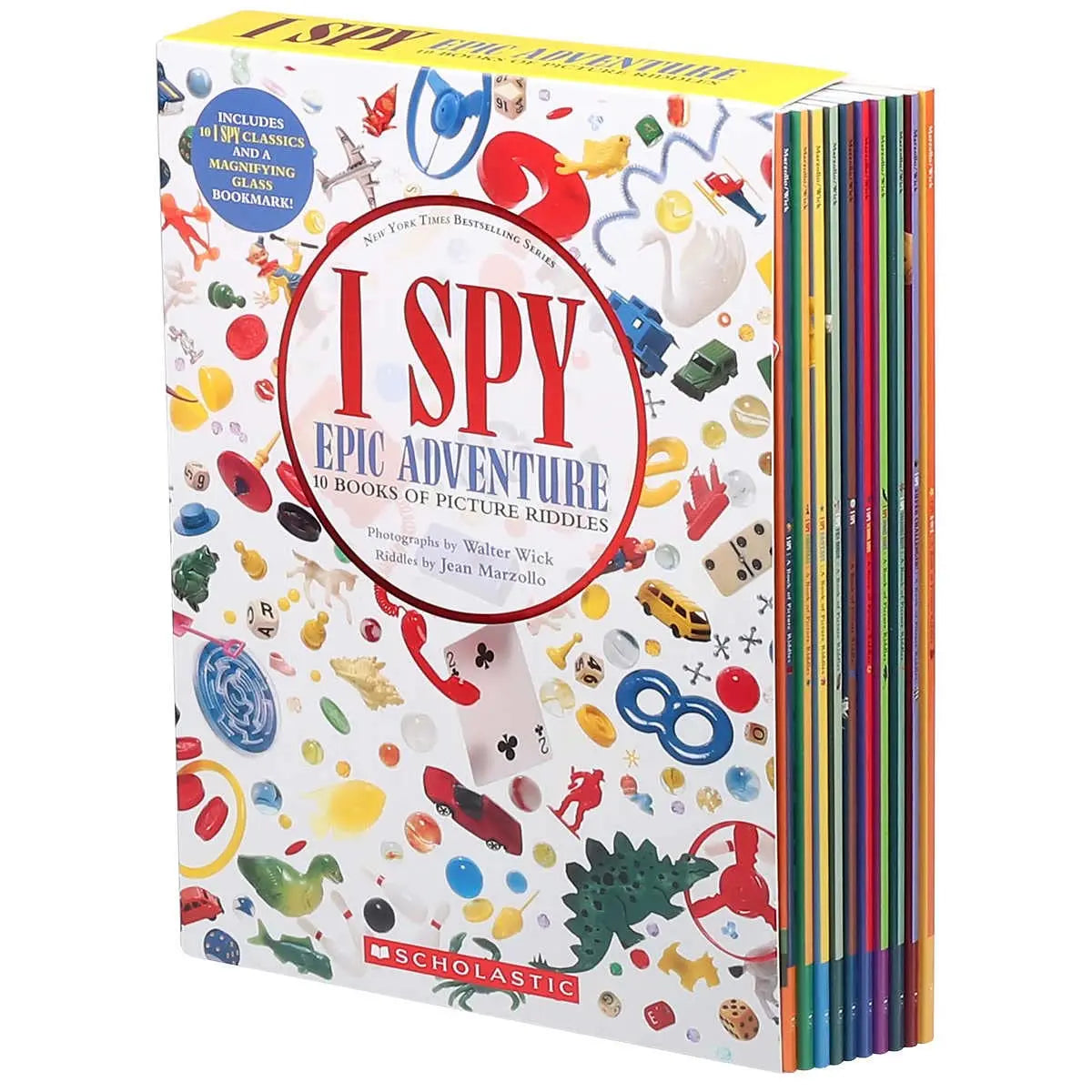 I SPY Epic Advanture 10 Books Of Picture Riddles Box Scholistic