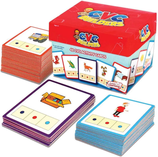 Junior Learning CVC Word Builders Activity Cards Junior Learning