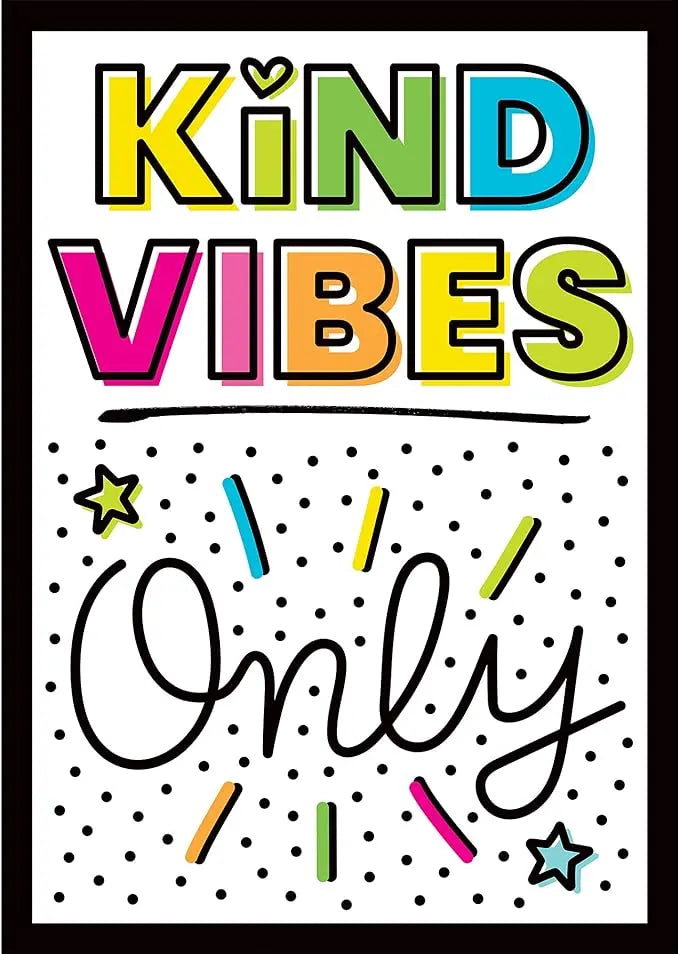 Kind Vibes Only Poster Carson-Dellosa