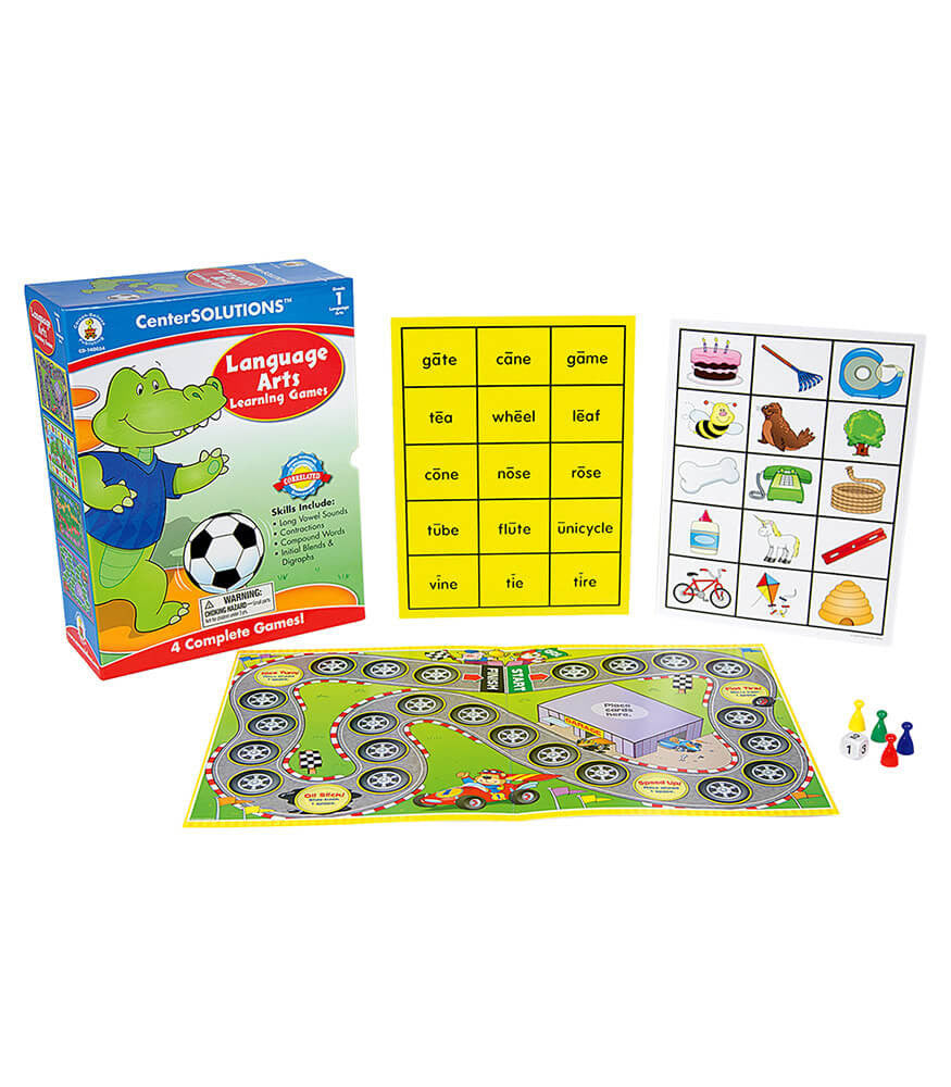 Language Arts Learning Games Board Game Grade 1