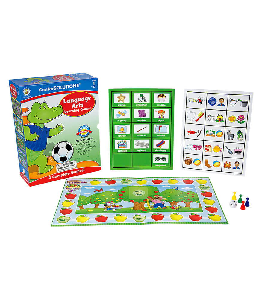 Language Arts Learning Games Board Game Grade 1