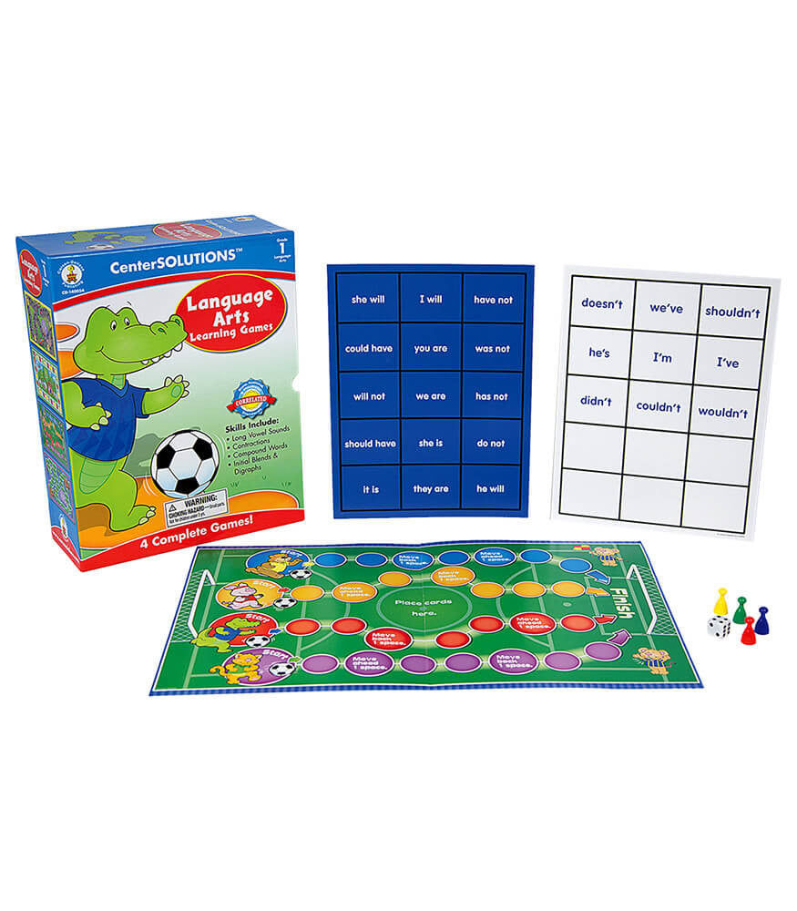 Language Arts Learning Games Board Game Grade 1