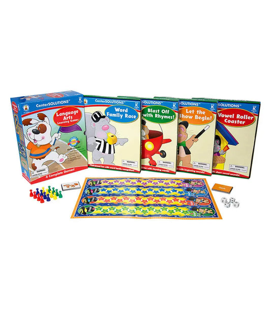 Language Arts Learning Games Board Game Grade K CenterSOLUTIONS®