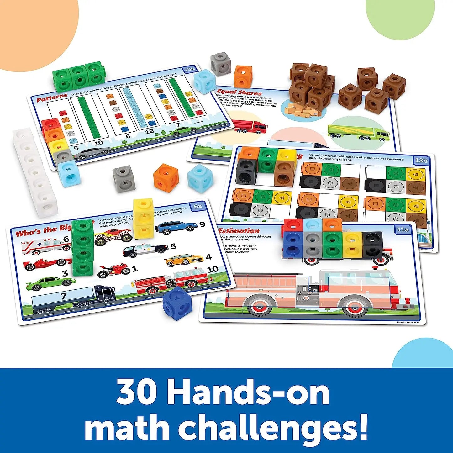 Learning Resources MathLink Cubes Kindergarten Math Activity Set: Mathmobiles! Learning Resources