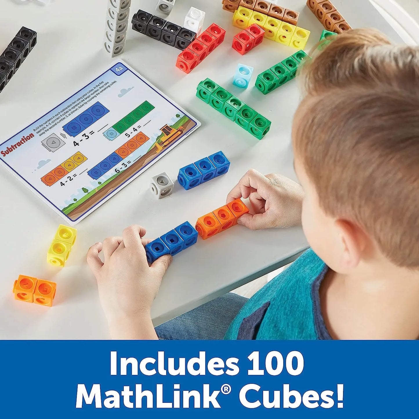 Learning Resources MathLink Cubes Kindergarten Math Activity Set: Mathmobiles! Learning Resources